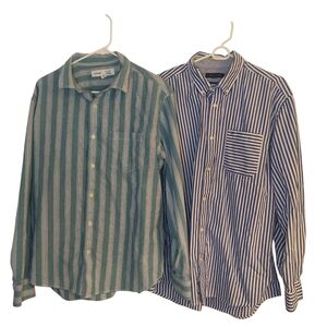Lot Of 2 Mens Shirts Tommy Hilfiger & Old Navy EUC Size XL